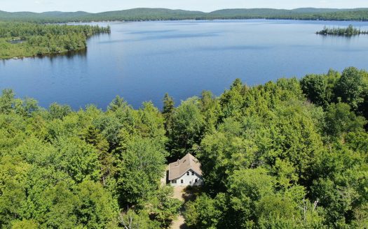 Burlington Maine waterfront real estate listing photo 1
