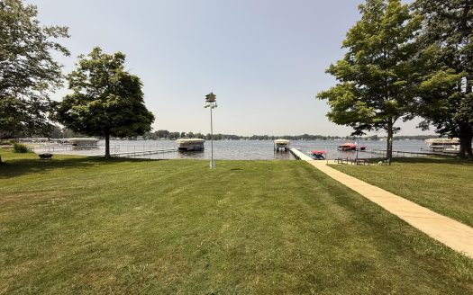 Fremont Indiana waterfront real estate listing photo 1