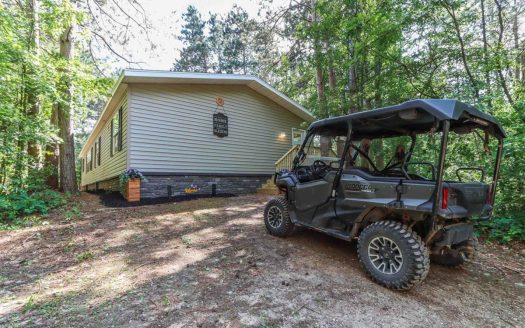 Waupaca Wisconsin waterfront real estate listing photo 1