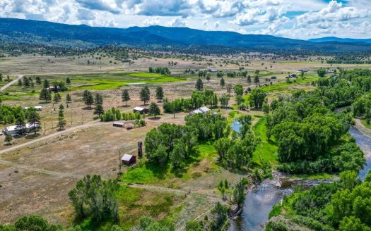 Chama New Mexico riverfront real estate listing photo 1