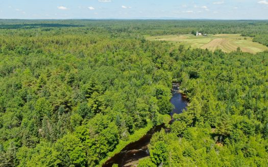 Bradford Maine riverfront real estate listing photo 1