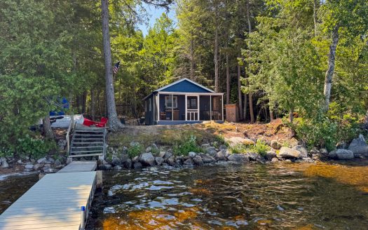 Burlington Maine waterfront real estate listing photo 1