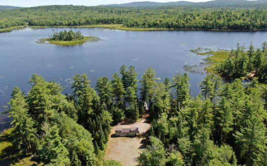 Lincoln Maine waterfront real estate listing photo 1
