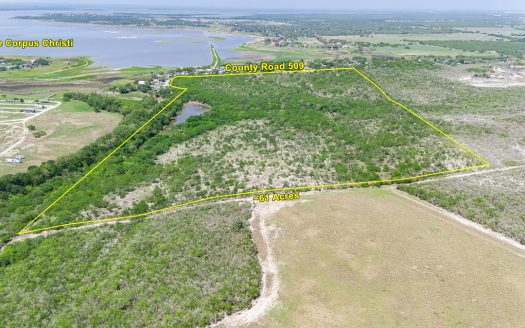 Mathis Texas waterfront real estate listing photo 1