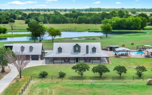Stunning 29+ Acre Country Estate with Lake, Guest Quarters & Pool
