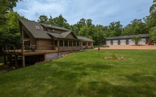 Merrillan Wisconsin waterfront real estate listing photo 1