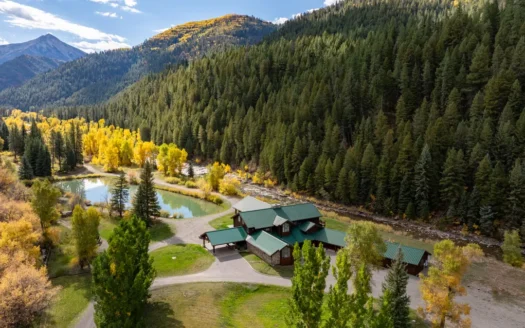 Colorado Luxury Mountain Home for Sale w/ River Frontage, Acreage