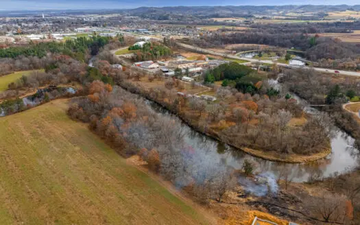 Surveyed 4.08-Acre Residential Lot Just Outside West Salem