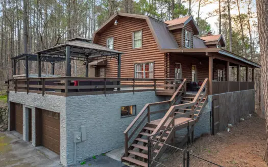 Red Cedar Log Home for Sale in Hayden, AL – 8.5± Acres with Pond