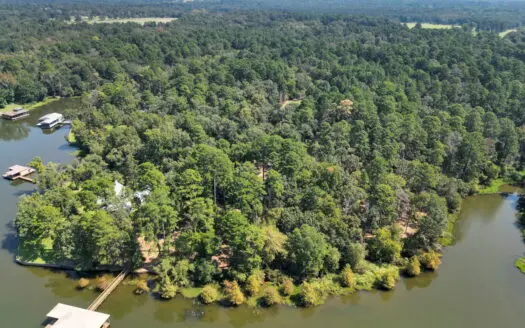 East Texas Lake Tyler Waterfront Lot for Sale East of Dallas