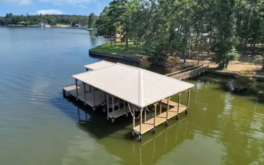 East TX Lakefront Property for Sale with Boathouse near Tyler TX
