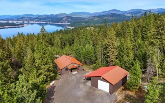 2022 Custom Lake Roosevelt Home with Views & Shop!