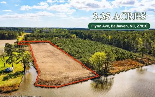 3.35 Acres Waterfront with No Restrictions