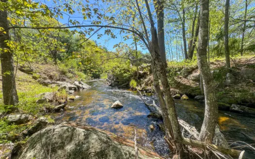 6.01 Acres with Water Frontage on Bear River – Bridgton, Maine