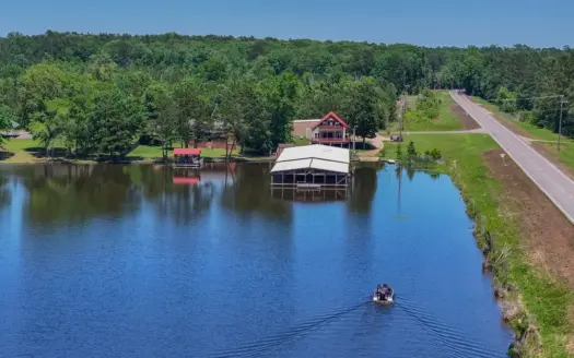 Lakefront Investment Property with 36-Slip Marina, Water