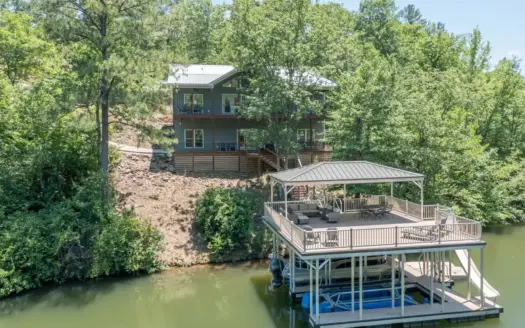 Lake Wedowee Waterfront Home: 4BR/3BA, Dock & Slide