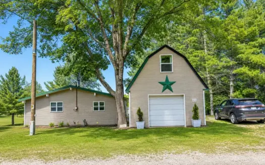 Crooked Lake Retreat with Stunning Views & Frontage in Atlanta MI
