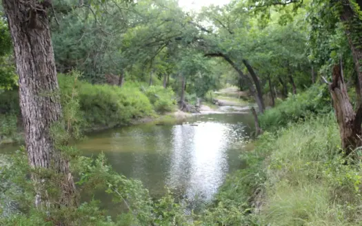 Cattle Ranch on the Lampasas River in Evant, Texas,