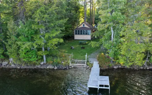 Renovated Waterfront Cabin on Egg Pond in Lincoln, Maine